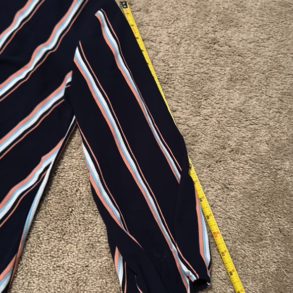 Pink Republic Navy Blue Front Knot Shirt Size M - Picture 8 of 13